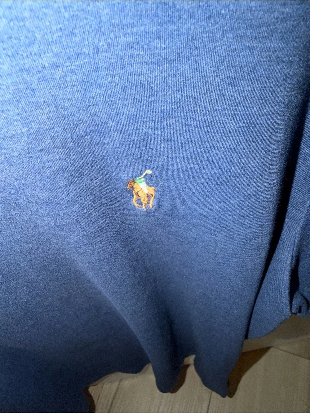 Ralph Lauren Polo Shirt in Navy with Gold Pony